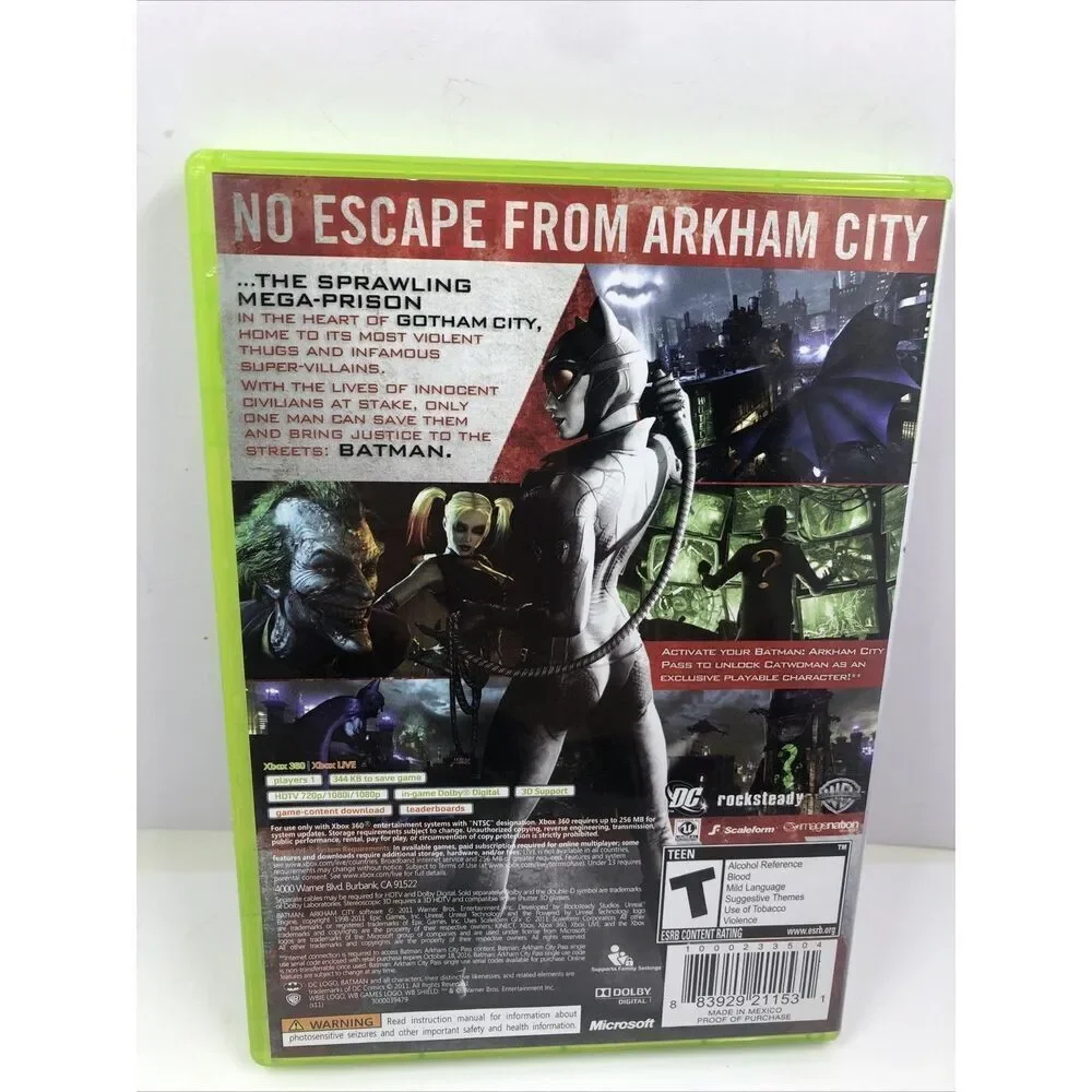 *Batman Arkham City   Microsoft Xbox 360 Game